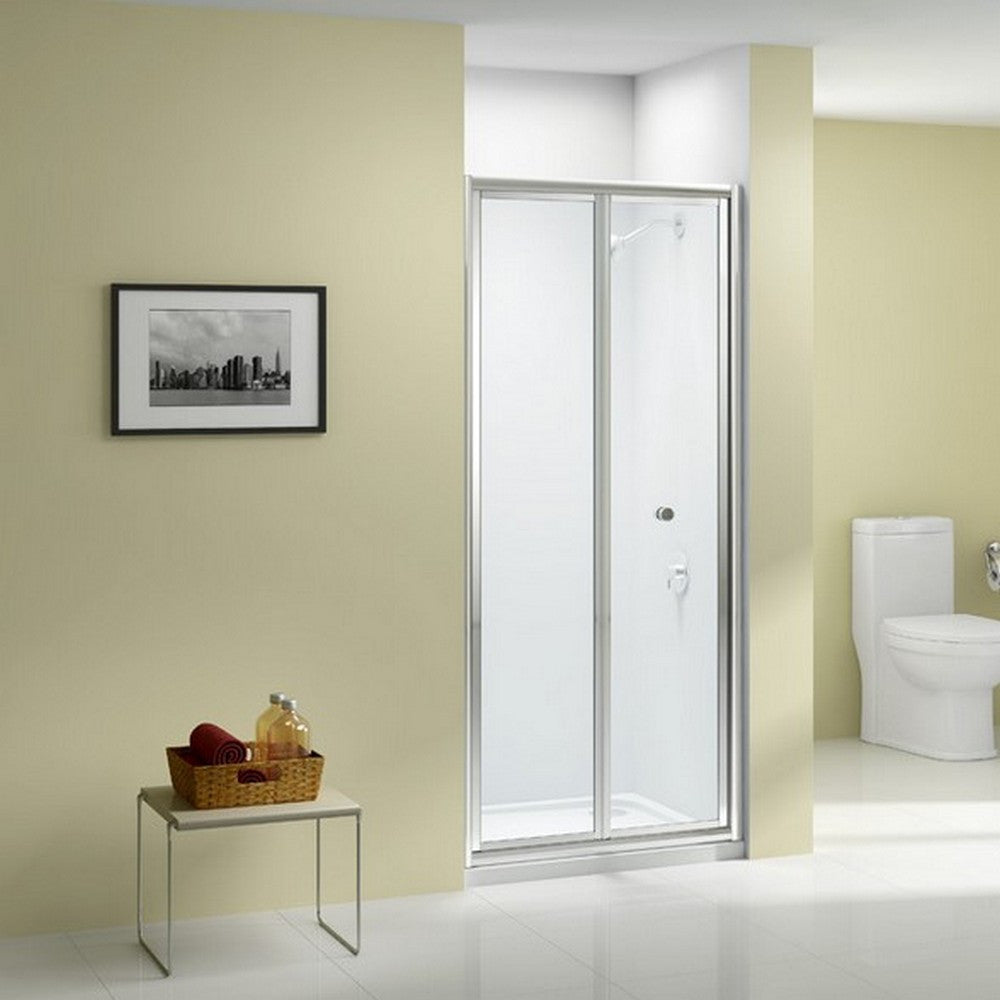 Merlyn Ionic Source Bifold Shower Door recess