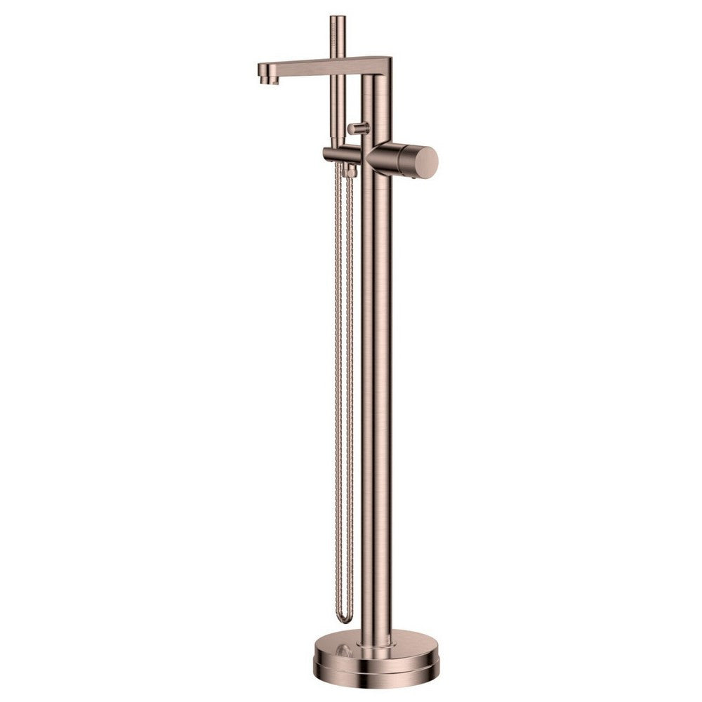 Scudo Koko Freestanding Bath Shower Mixer in Brushed Bronze