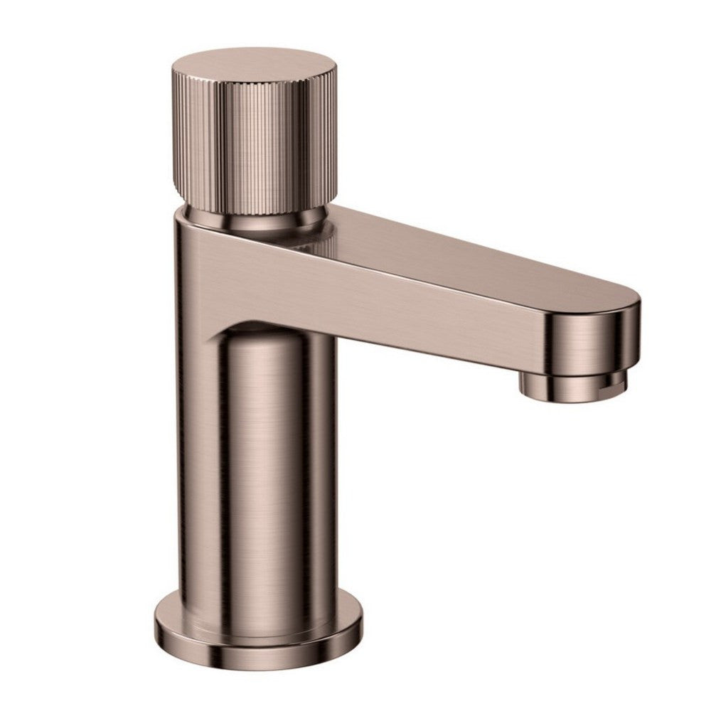Scudo Koko Mini Mono Basin Mixer in Brushed Bronze