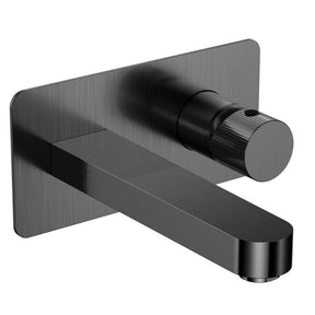 Scudo Koko Wall Mounted Basin Mixer Gunmetal