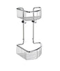Smedbo Sideline Double Corner Soap Basket Polished Chrome 