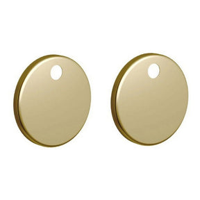 Brushed Brass Toilet Seat Cover Caps