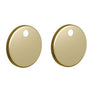 Brushed Brass Toilet Seat Cover Caps