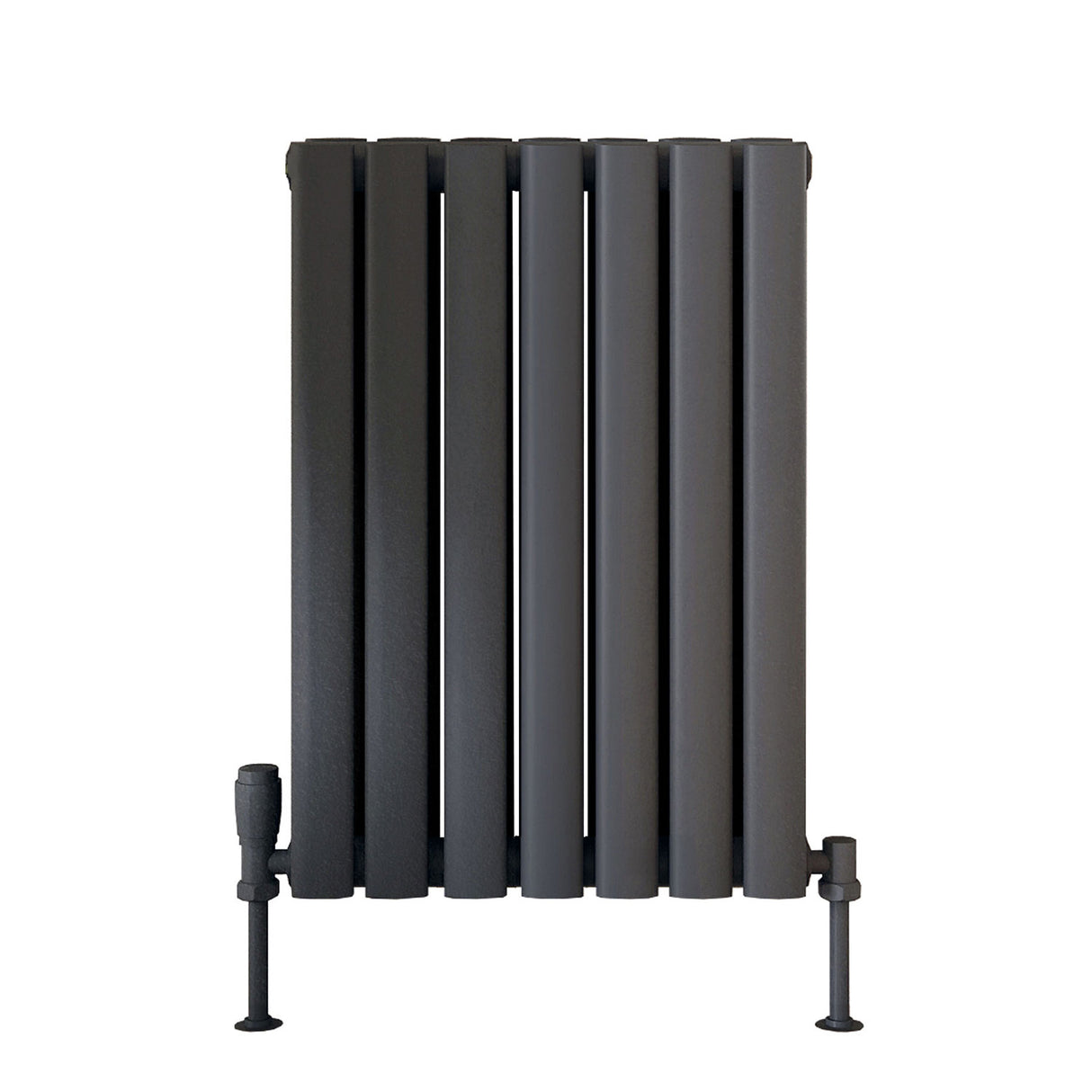 Scudo Apex 600 x 413mm Double Horizontal Designer Radiator in Anthracite